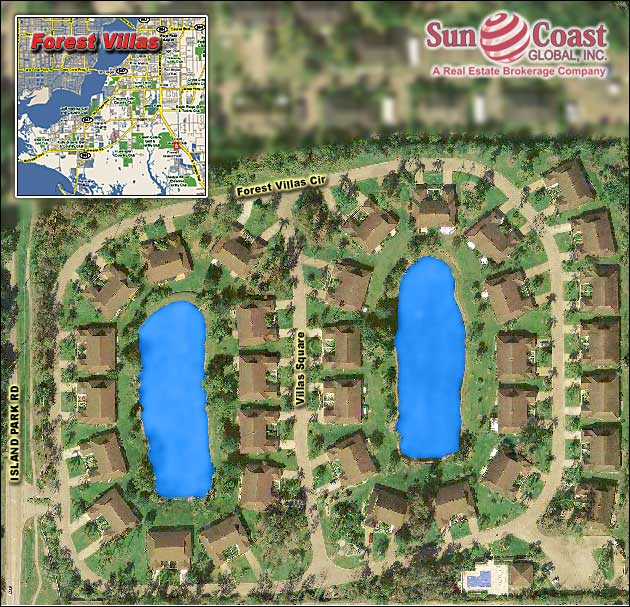 Forest Villas Overhead Map